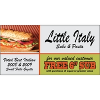 4" x 2" clear polyester decal with adhesive backing, square corners... from...