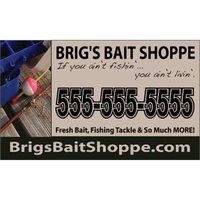 5" x 3" decal with white static stick backing, square corners... from ASI...