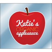 4" x 3.5" chrome polyester decal with adhesive backing, square corners......