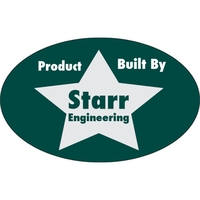 8" x 5" oval shaped, clear polyester decal with face adhesive... from ASI...