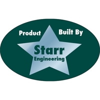 8" x 5" oval shaped, chrome polyester decal with a one... from ASI 89910...