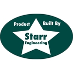 8" x 5" Oval Kwik-Ship Decal