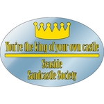 8.25" x 5.5" Oval Kwik-Ship Decal