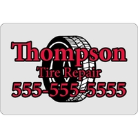 6" x 4" clear polyester decal with adhesive backing, round corners... from...