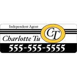 8" x 3" Round Cornered Kwik-Ship Decal