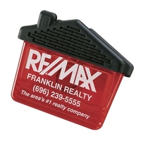 House shaped magnetic power clip with real rubber handles and...