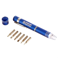Illuminating tool kit with LED light in the tip and six... from ASI 68507 The...