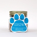 Half Pint Jar with Paw Magnet Pet Fill