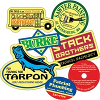 Custom Yellow Vinyl - Die Cut (Back Adhesive) Decal