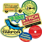 Custom Yellow Vinyl - Die Cut (Back Adhesive) Decal