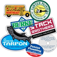 Custom Clear Polyester - Die Cut (Back Adhesive) Decals