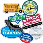Custom Clear Polyester - Die Cut (Back Adhesive) Decals
