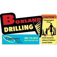 Tuf-Cal Overlaminated Yellow Vinyl Decal