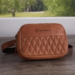 Brea Canyon Leather Cross Body Bag