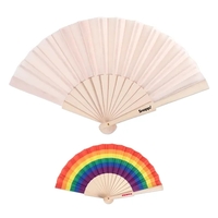 Wood Foldout Hand Fan