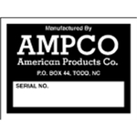 2" x 1.5" Sq. Corner Rect. Write-On White Vinyl Decal