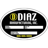 Write-On white vinyl decals readily accept ink from a ballpoint pen.... from...