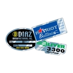 Custom Write-On Aluminum Decal