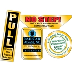 Overlaminated Gold Polyester Decals