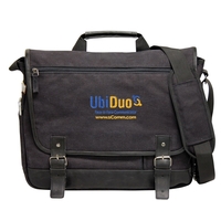 This stylish messenger is made of 12 oz stonewashed canvas mixed... from ASI...