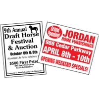 11" x 14" Kwik-Ship poster. Material: weather-resistant poster board.... from...