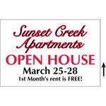 18 "x 12" Corrugated Sign - 2 Colors, 2 Sides