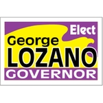 18" x 12" Corrugated Sign - 3 Colors, 2 Sides