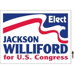 24" x 18" Corrugated Sign - 2 Colors, 1 Side