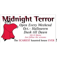 48" x 24" corrugated sign with 3/16" thickness and 2 color... from ASI 89910...