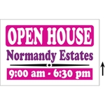 36" x 24" Corrugated Sign - 3 Colors, 2 Sides