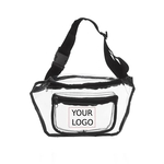 Transparent Zippered Fanny Pack Waist Bag