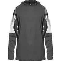 Badger Youth Lineup Hooded Long Sleeve T-Shirt... from ASI 84358 S&S Activewear