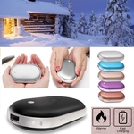 Rechargeable Hand Warmer + 5200mAh Power Bank Charger