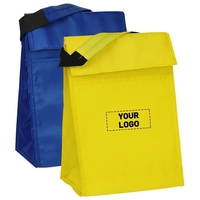 Insulated lunch carrier bag with 1 color silkscreen imprint on 1... from ASI...