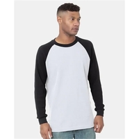 Bayside USA-Made Heavyweight Waffle Knit Thermal Raglan T...... from ASI...