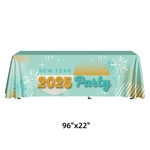 Portable Folding Tables w/Table Cover - 96"L x 22"W