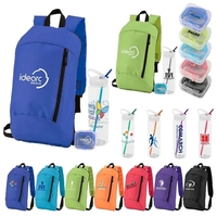 Three-piece fitness gift set with a pedometer, backpack, and 30 oz.... from...