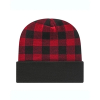 CAP AMERICA Plaid Knit with Cuff... from ASI 84358 S&S Activewear