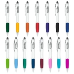 Metallic Curvaceous Ballpoint Stylus Pen