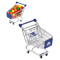 Mini metal shopping cart