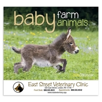 Good Value™ Baby Farm Animals - Stapled Calendar