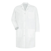 Four-button front staff coat with left chest pocket and two lower... from ASI...