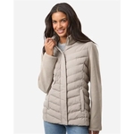 Weatherproof Women's Mixed Media Chevron Jacket