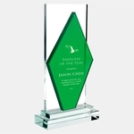 Color Diamond Award with Clear Base