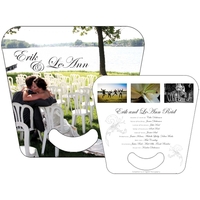 6.625" x 6.125" rally hand fan with stick-less design and... from ASI 89910...