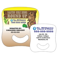 5.7" x 6" rally hand fan with stick-less design and four... from ASI 89910...