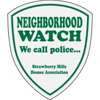 Shield Security Decal - Reflective