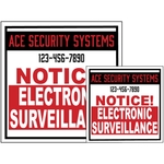 Square Security Decal - Double Face