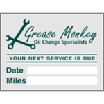 2" x 1.5" Small Clear Static - On Roll