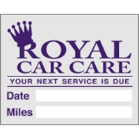 2.5" x 2" Large Clear Static - On Roll